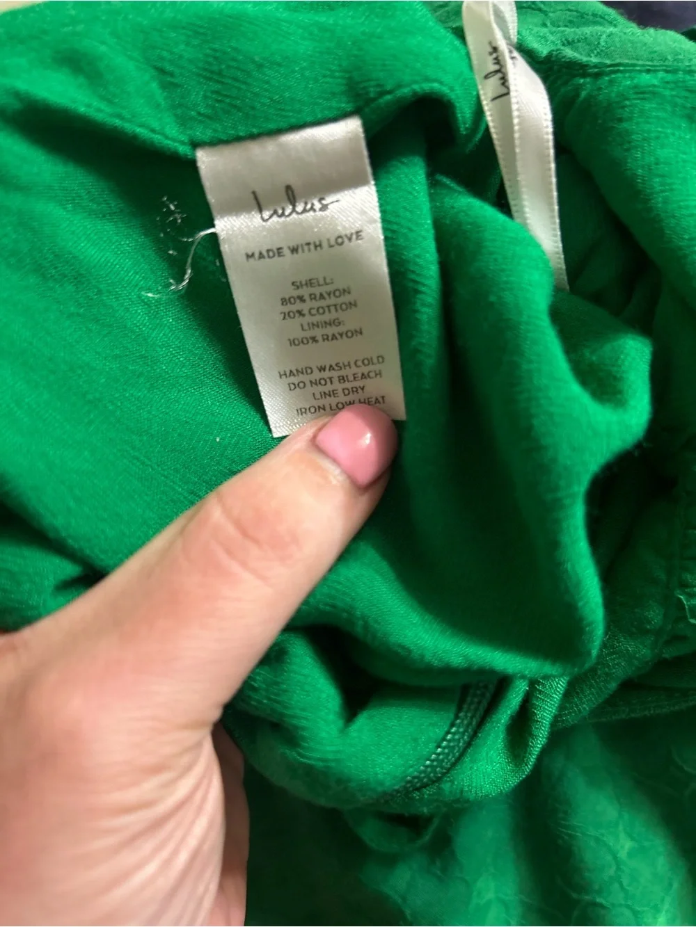 Lulus Green Wide Leg Jumpsuit Womens Small Open Back 27.5 Inseam - Picture 5 of 7